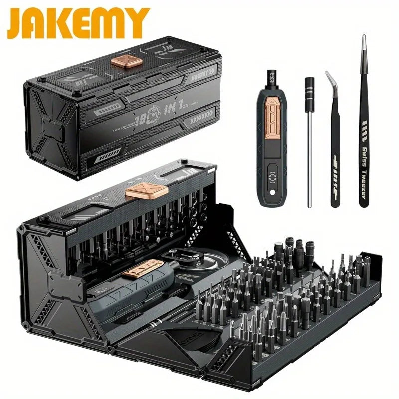 Jakemy 180 In 1 Precision Magnetic Screwdriver Kit For Electronics