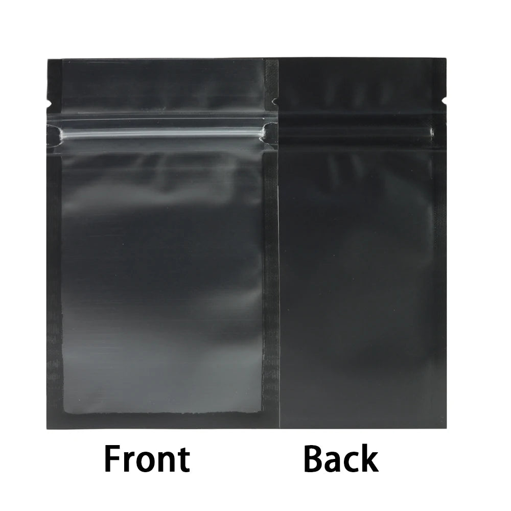 VoluPack Resealable Zip Lock Plastic Pouch With Frosted Window