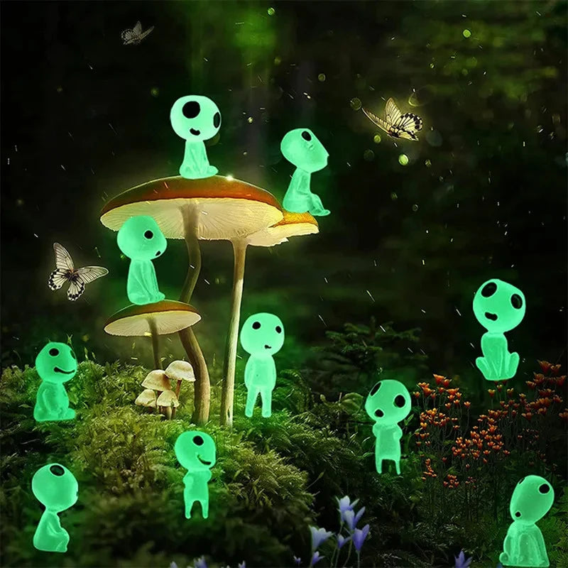 Luminous Ghost Miniature Decor For Micro Landscapes And Fairy Gardens