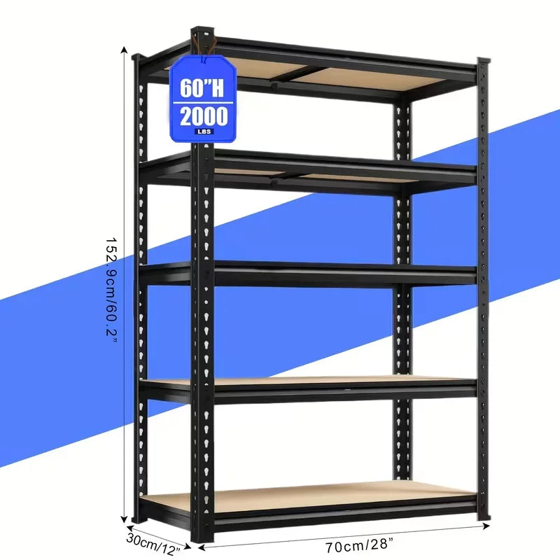 Heavy Duty Adjustable Industrial Storage Metal Shelf Rack Organizer