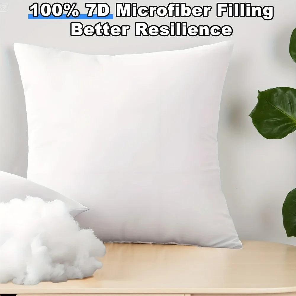 Ultra Fluffy Decorative Pillow Inserts With Quick Rebound Filling