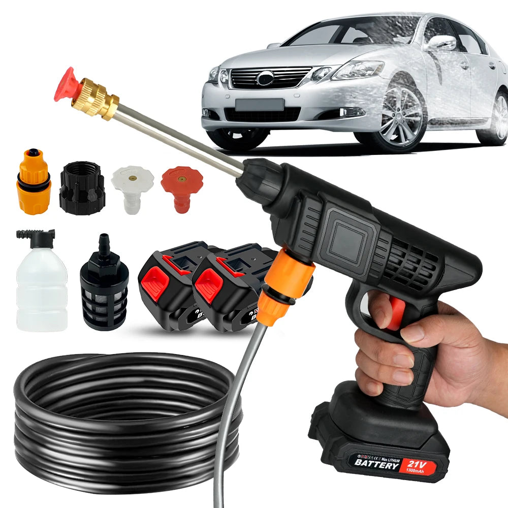 Cordless High Pressure Car Spray Gun With Foam Cannon