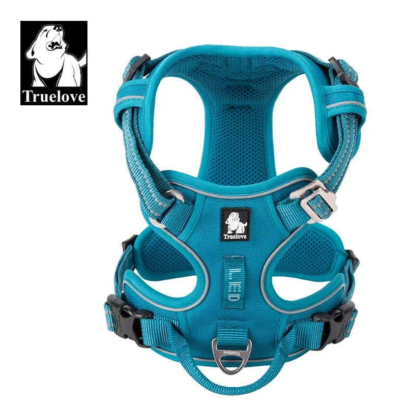 TrueLove Reflective Nylon Adjustable No Pull Dog Harness