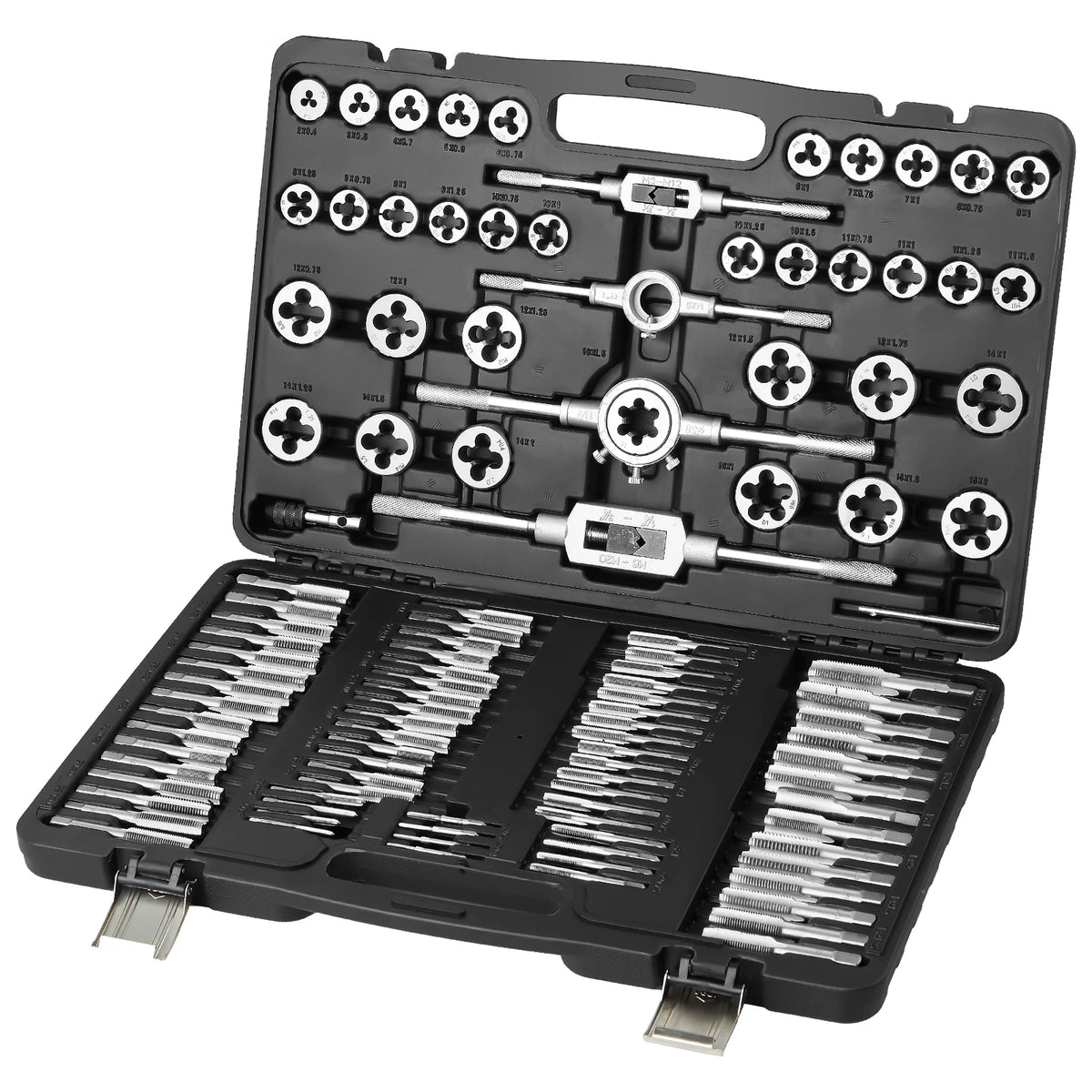 SucceBuy Premium Metric SAE Tap And Die Set Threading Tool