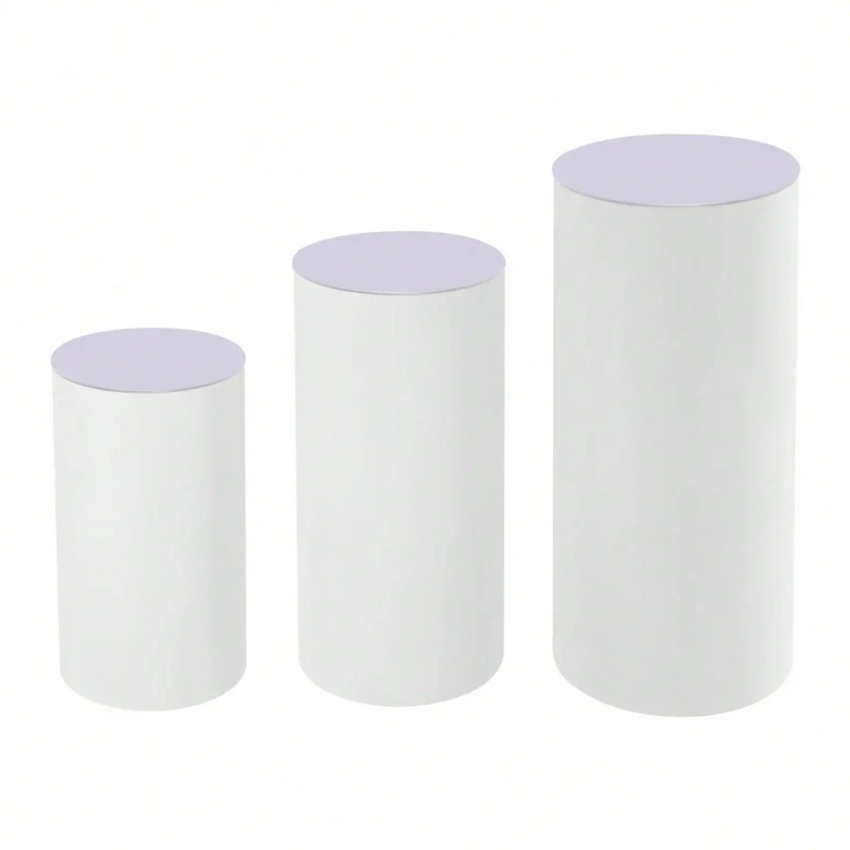 Cylinder Pedestal Display Stands Plinth Pillars For Wedding Decor