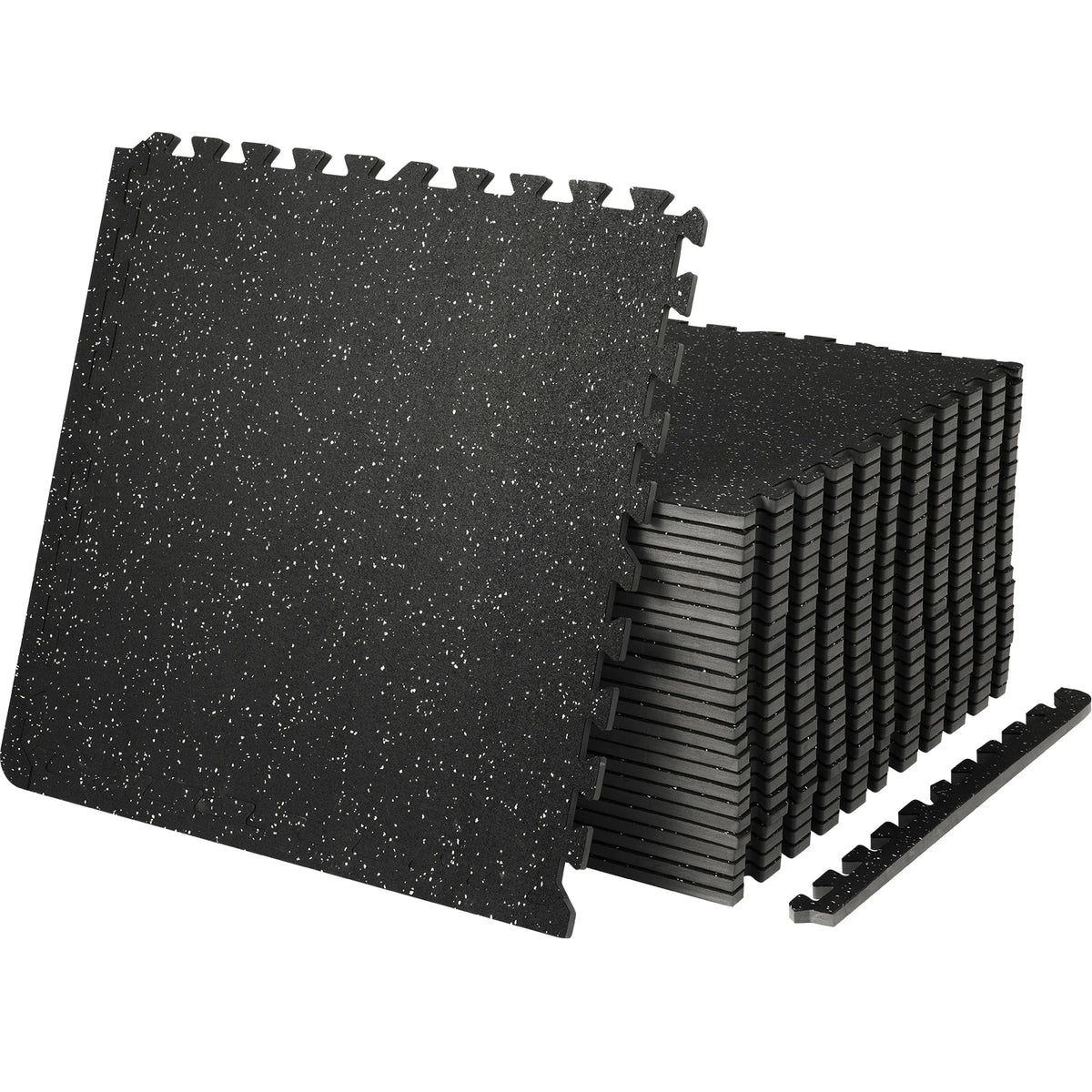 SucceBuy Interlocking Gym Floor Mats Eva Rubber Exercise Tiles
