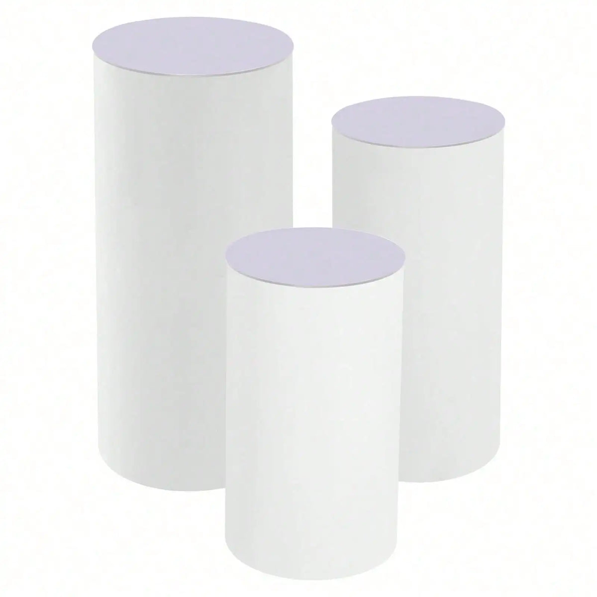 Cylinder Pedestal Display Stands Plinth Pillars For Wedding Decor