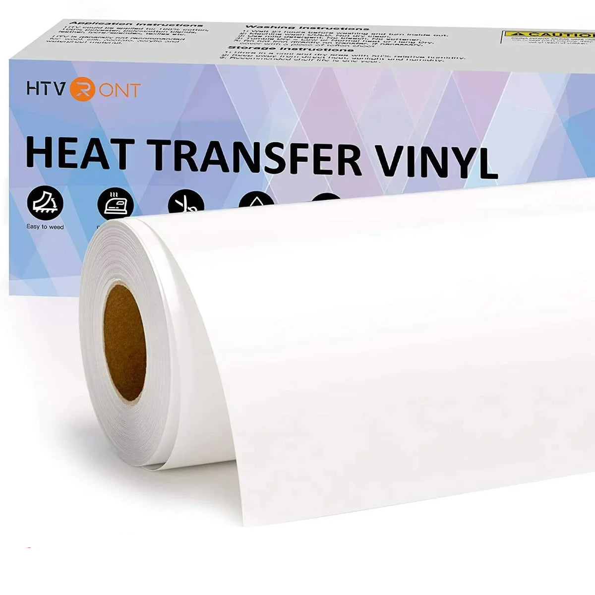 HTVRONT Heat Transfer Vinyl Roll For Self Adhesive Crafting