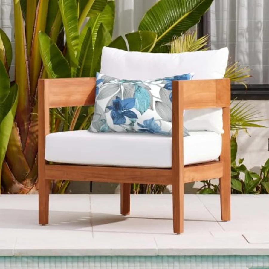 Waterproof Outdoor Lumbar Pillow Inserts Decorative Leather Silk Cushion