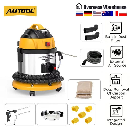 AUTOOL HTS558 Automotive Walnut Blaster Carbon Cleaning Machine