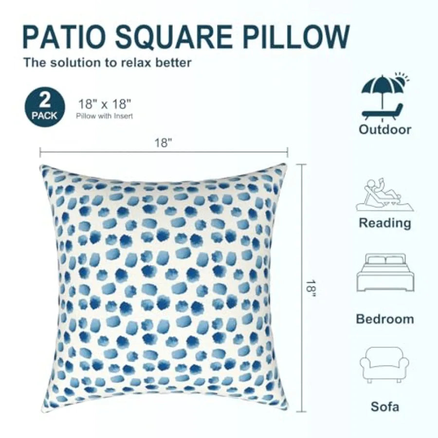 Waterproof Outdoor Leather Decorative Throw Pillow Covers