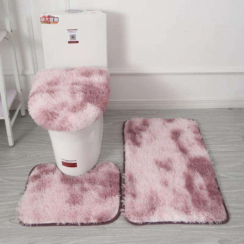 Bathroom Anti-Slip Acrylic Shower Mat Floor Rug With Pvc Backing