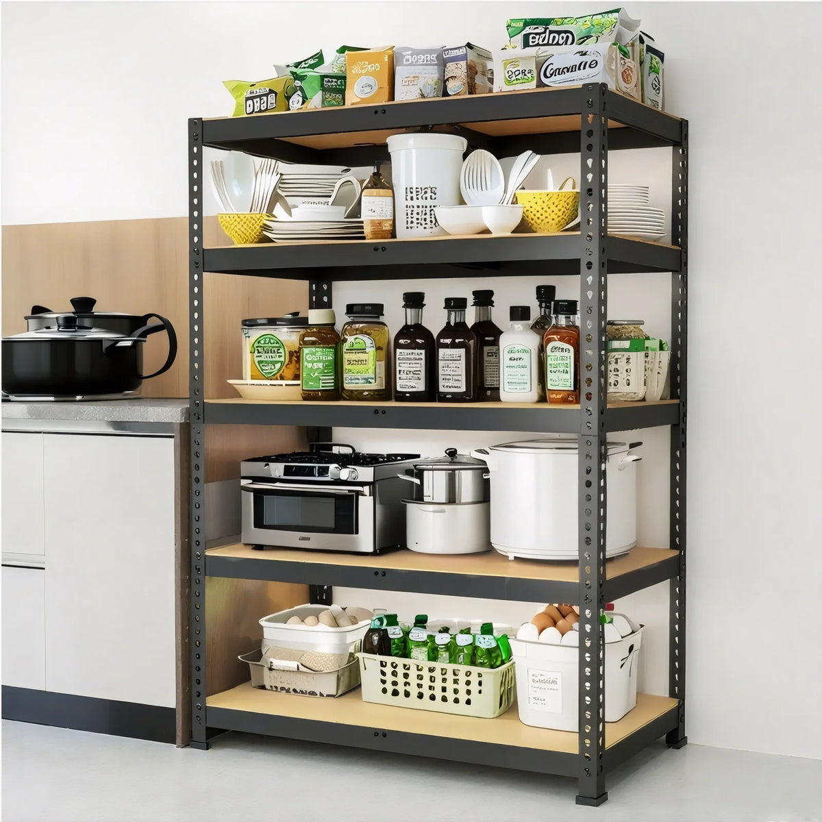 Heavy Duty Adjustable Industrial Storage Metal Shelf Rack Organizer