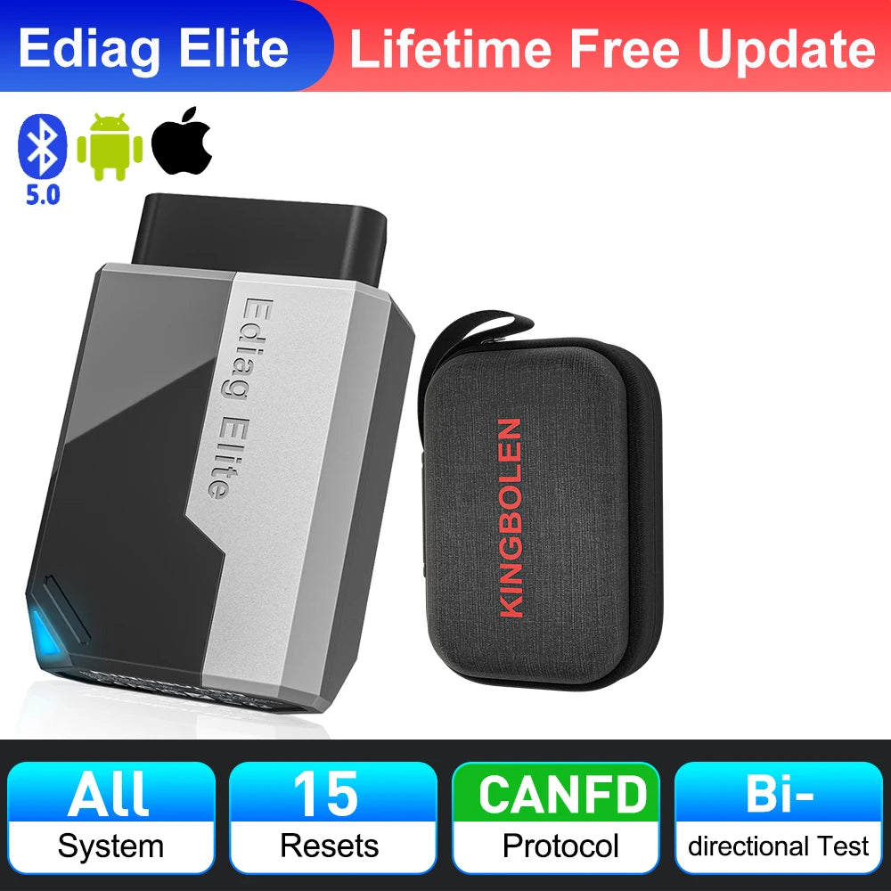 Kingbolen Ediag Elite Lifetime Car Diagnostic Tool All Systems OBD2
