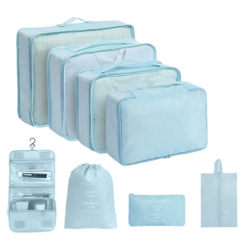 Travel Packing Cubes And Storage Bags For Luggage Organizers