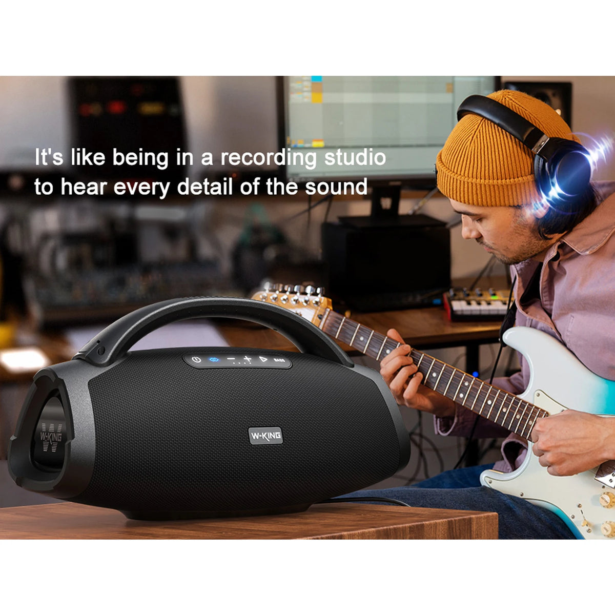 W-KING X20 Portable Bluetooth Speaker IPX7 Waterproof Powerful Bass