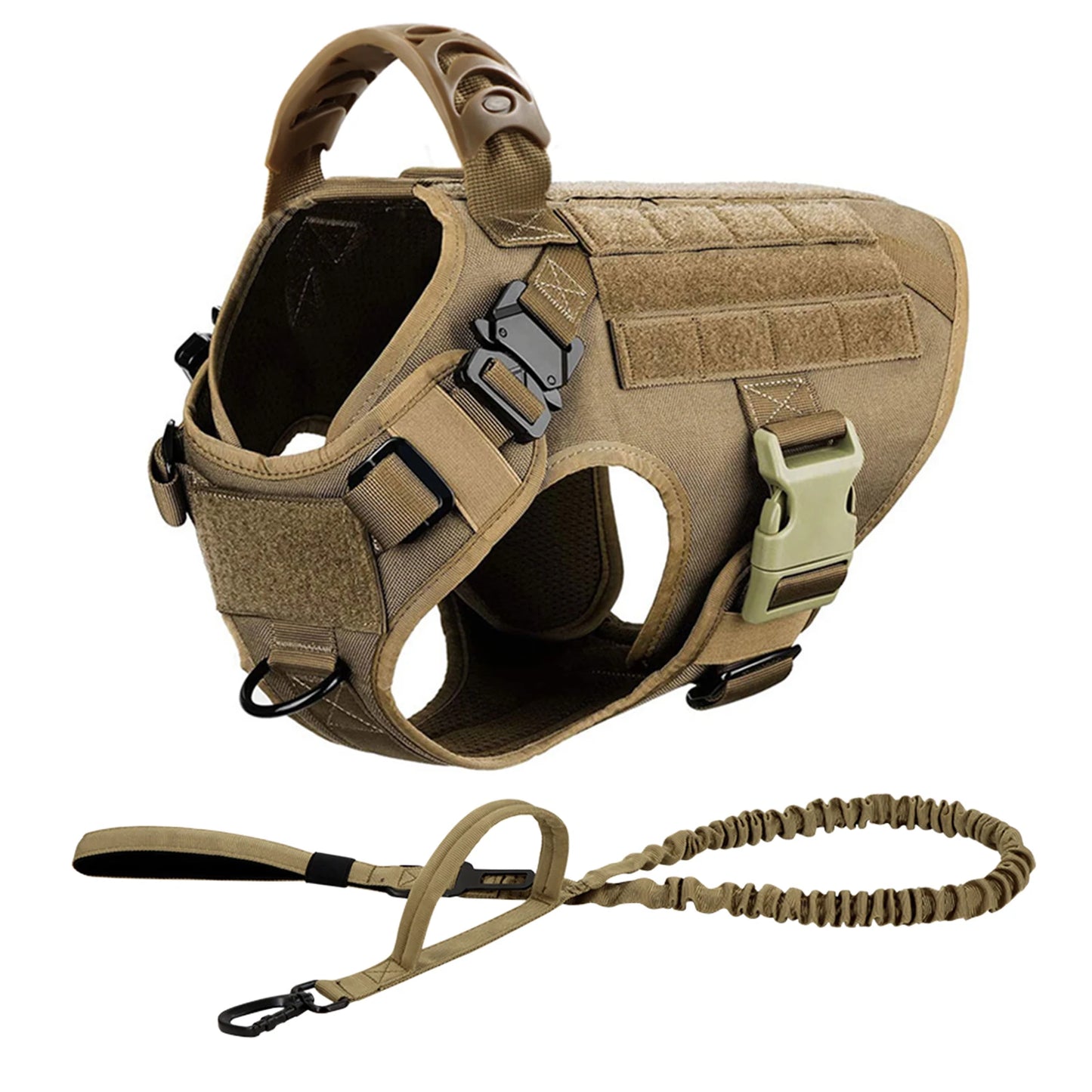 Tactical Dog Harness Leash Set For Large Dogs Malinois
