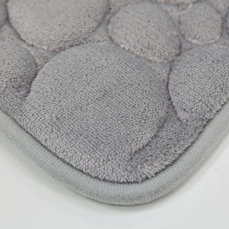 Microfiber Bathroom Floor Mat Set Water Absorbing Non Slip